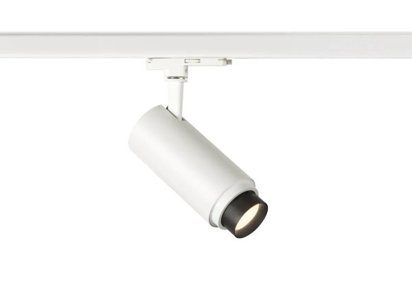 SLV 1006119 Numinos Zoom M, 3-Phasen LED-Strahler, DALI, 20W, 4000K, 1900lm, 15-60°, in weiß