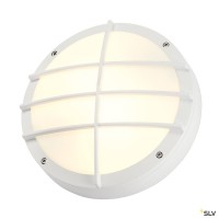 SLV 229081 Bulan Grid, Wand- und Deckenleuchte, weiß, IP44, E27, max.2x25W SLV 229081 Bulan Grid, Wand- und Deckenleuchte, weiß, IP44, E27, max.2x25W