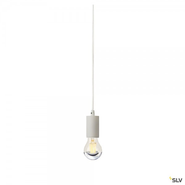 SLV 132691 Fitu, Pendelleuchte, 500cm, weiß, ohne Rosette, E27, max.60W