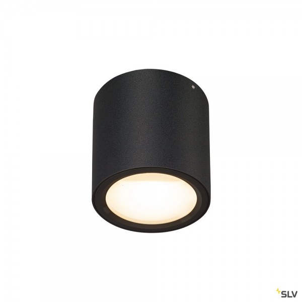 SLV 1004666 Oculus, Deckenleuchte, schwarz, Dim to Warm C, LED, 10,5W, 2000-3000K, 780lm