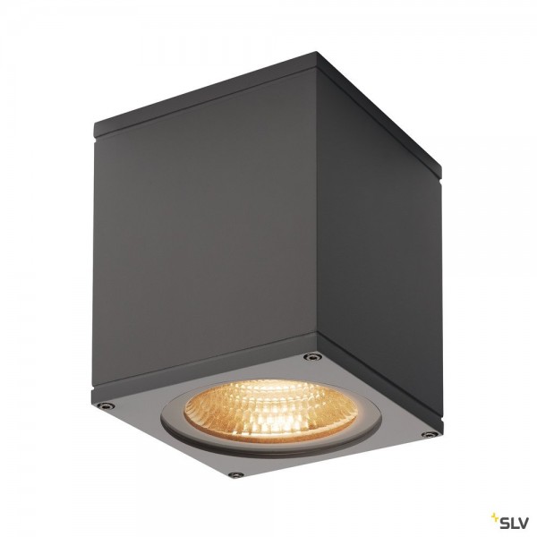 SLV 234525 Big Theo Wall, Wandleuchte, anthrazit, IP44, LED, 17,5W, 3000K, 2000lm