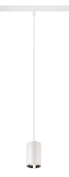 SLV 1006812 Numinos XS, 48V LED-Pendelleuchte, DALI, 8.7W, 4000K, 740lm, 55°, in weiß/chrom