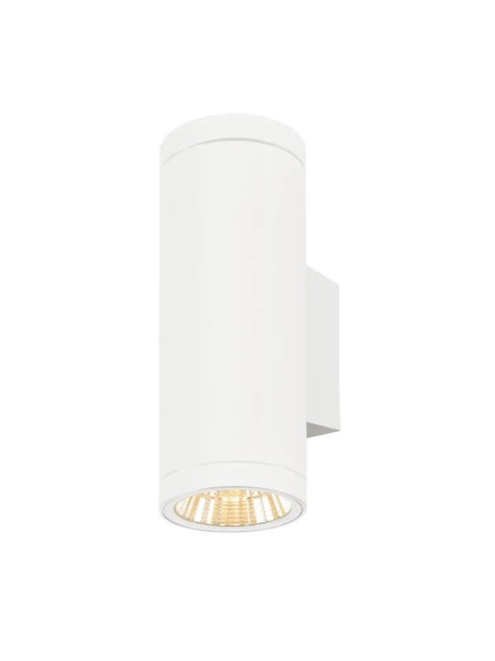 SLV 1010176 Helia Pro L, LED-Außenwandlampe Up Down Rund DALI, IP65, 30W, 27K, in weiß