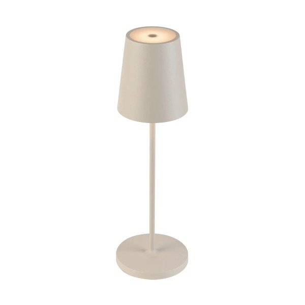 SLV 1007697 Vinolina Two, Akku Tischleuchte, beige, IP65, dimmbar, LED, 2W, 2200/2700/3000K, 190lm