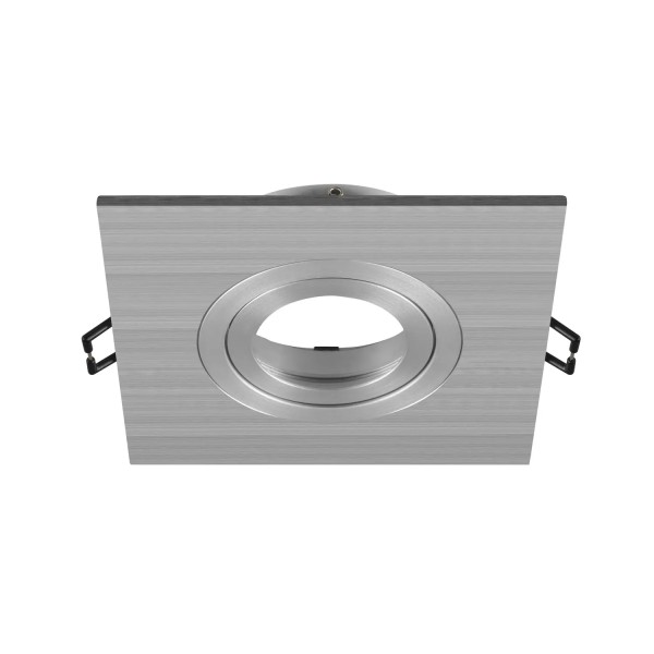 SLV 1007636 New Tria 75 XL, Deckeneinbauring, aluminium, eckig, dreh- und schwenkbar, 11x11cm, H:2.6