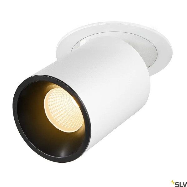 SLV 1007059 Numinos Projector L, Einbauleuchte, weiß/schwarz, LED, 25.4W, 3000K, 2150lm, 40°