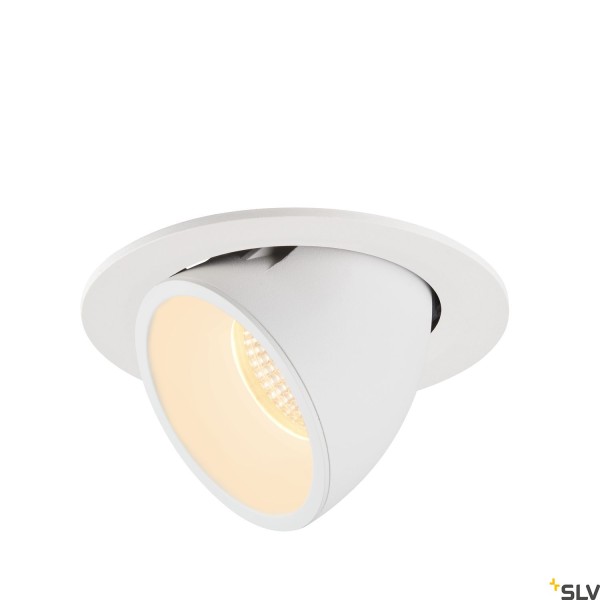 SLV 1006006 Numinos Gimble L, Deckeneinbauleuchte, weiß, LED, 25,4W, 3000K, 2300lm, 40°