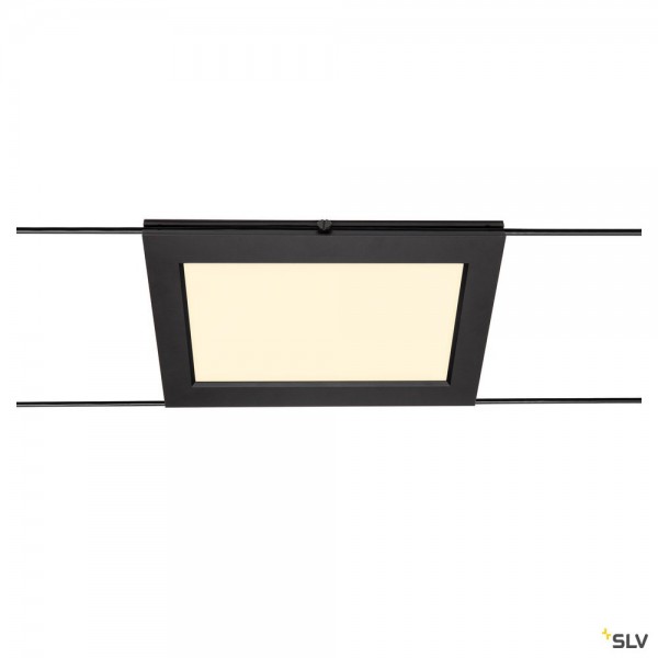 SLV 1002864 Plytta, Seilsystem, Strahler, schwarz, LED, 9W, 2700K, 580lm