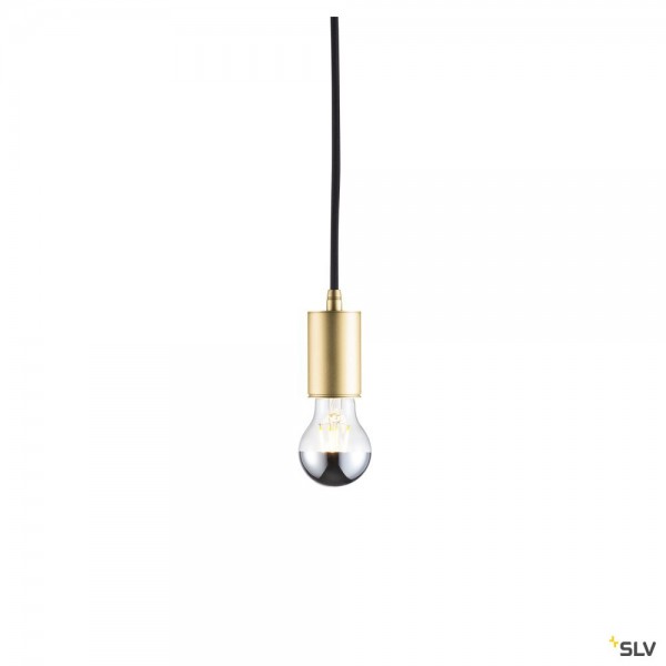 SLV 1002168 Fitu, Pendelleuchte, 500cm, gold, ohne Rosette, E27, max.60W