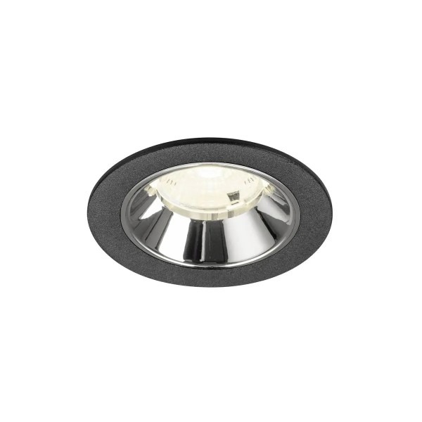 SLV 1009477 Numinos S, LED-Einbauspot, 6.7W, 4000K, 1050lm, 55°, in schwarz/chrom
