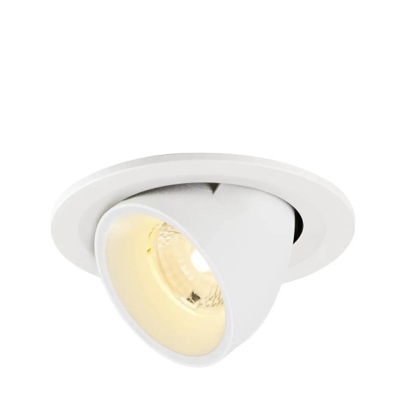 SLV 1009410 Numinos Gimble S, LED-Einbauleuchte, 6.7W, 3000K, 1050lm, 40°, in weiß
