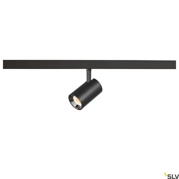 SLV 1006653 Numinos XS, 48V Track, Strahler, schwarz/chrom, Dali, LED, 8.7W, 2700K, 670lm, 20°