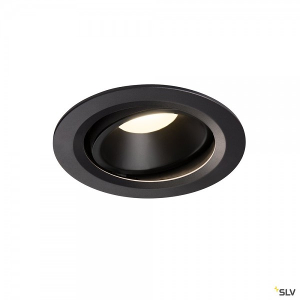 SLV 1003676 Numinos Move L, Deckeneinbauleuchte, schwarz, LED, 25,41W, 4000K, 2350lm, 40°