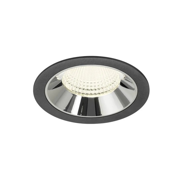 SLV 1009962 Numinos XL, LED-Einbauspot, 24W, 4000K, 3800lm, 55°, in schwarz/chrom