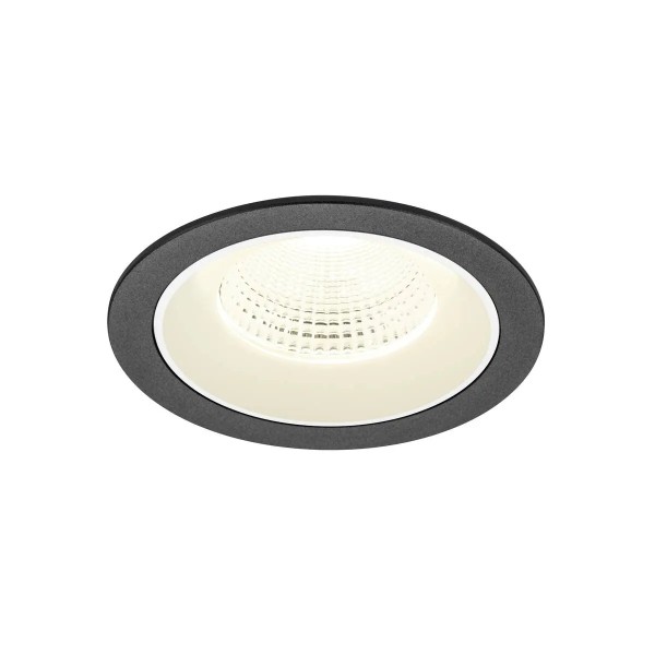 SLV 1009799 Numinos L, LED-Einbauspot, 17W, 4000K, 2700lm, 55°, in schwarz/weiß