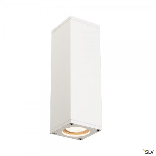 SLV 229531 Theo, Wandleuchte, weiß, up&down, IP44, QPAR51, GU10, max.2x35W