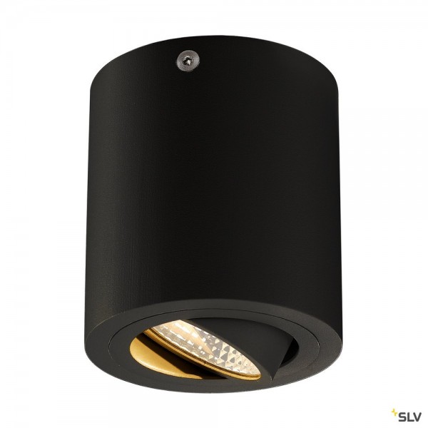 SLV 113930 Triledo Round, Deckenleuchte, schwarz matt, LED, 8,1W, 3000K, 670lm