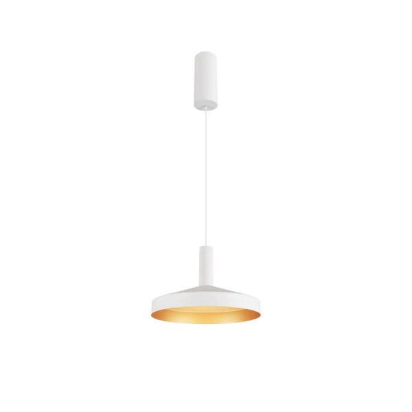 SLV 1007519 Lalu Terra 24, LED Hängeleuchte, weiß, gold, dimmbar, 9.5W, 3000K, 680lm