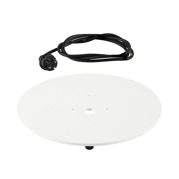 SLV 234431 Montageplatte, Light Pipe, Outdoor, Stahl