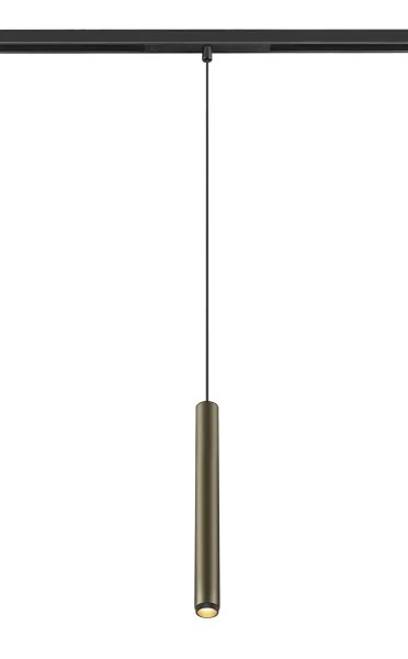 SLV 1008467 Grip! S, 48V LED-Hängeleuchte, Dim to Warm 2-3K, 9.8W, in bronze/schwarz
