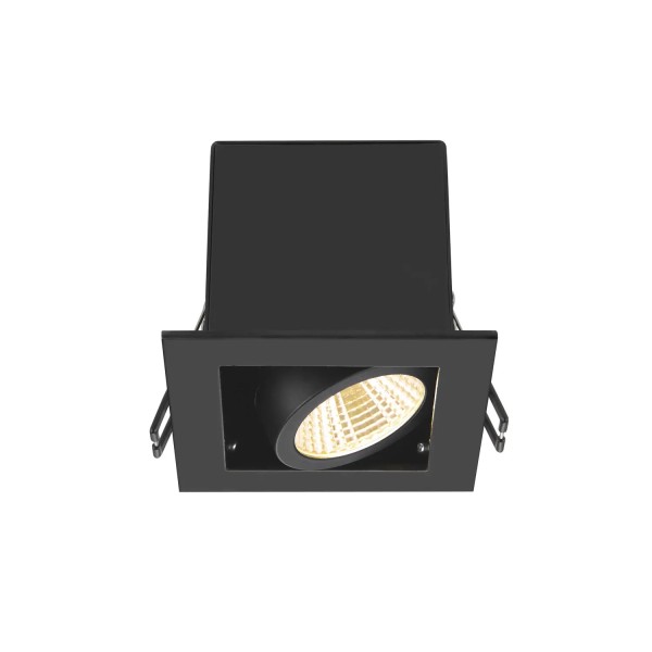 SLV 1007551 Kadux, LED-Deckeneinbauleuchte, DIM, schwarz, 7.5W, 3000K, 770lm