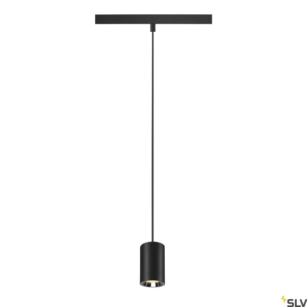 SLV 1006779 Numinos XS, 48V Track, Pendelleuchte, schwarz/chrom, Dali, LED, 8.7W, 3000K, 730lm, 20°