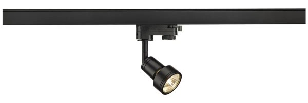 SLV 153560 Puri, 3 Phasen Strahler, schwarz matt, QPAR51, GU10, max.50W