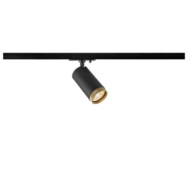 SLV 1008449 Grip! L, 1-Phasen Spot, GU10, in schwarz/gold