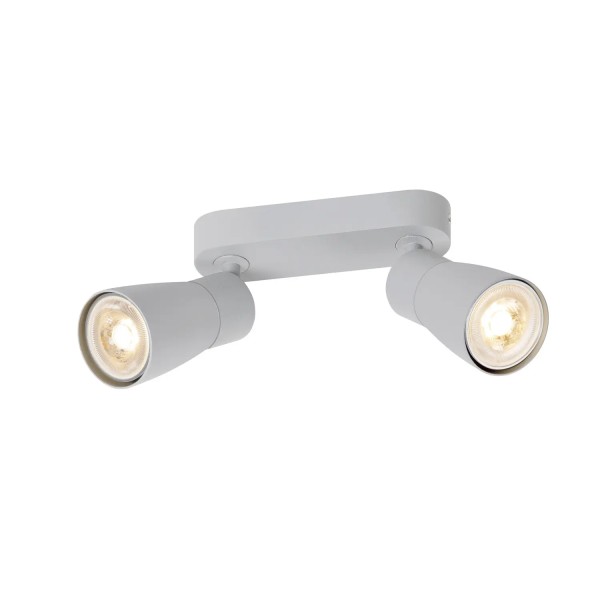 SLV 1008372 Puri 2.0 Dome, Strahler 2-flammig, GU10, in grau