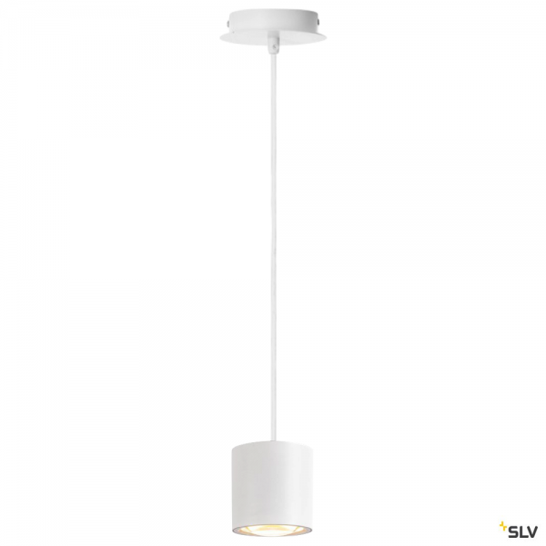 SLV 132601 + 1004673 Oculus, Pendelleuchte, weiß, Dim to Warm, LED, 10,5W, 2000-3000K, 780lm