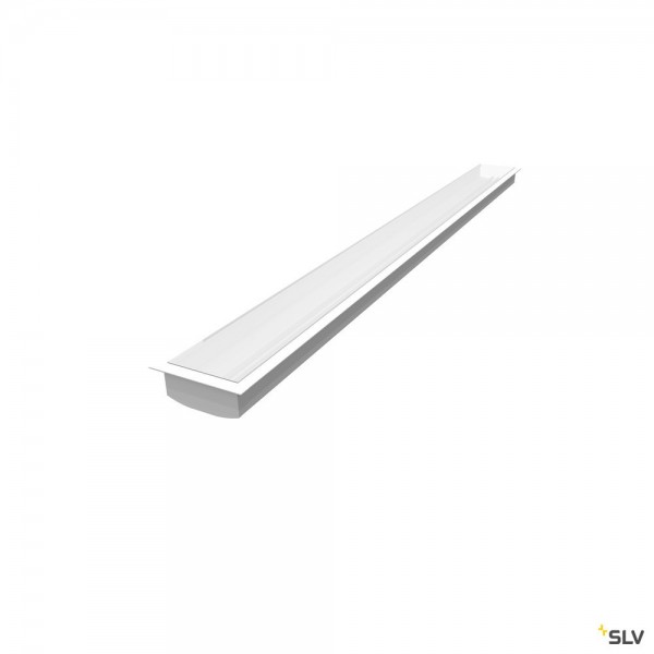 SLV 1004908 Grazia 60, Einbauprofil, weiß, B/H/L 8,6x3,3x300cm, LED Strips max.B.2cm