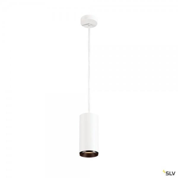 SLV 1004639 Numinos L, Pendelleuchte, weiß/schwarz, dimmbar Dali, LED, 28W, 3000K, 2340lm, 36°