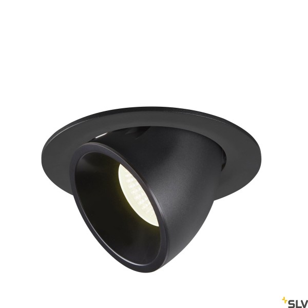 SLV 1006017 Numinos Gimble L, Deckeneinbauleuchte, schwarz, LED, 25,4W, 4000K, 2350lm, 55°