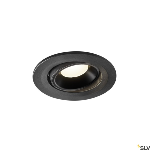 SLV 1005361 Numinos Move S, Deckeneinbauleuchte, schwarz, LED, 8,6W, 4000K, 730lm, 55°