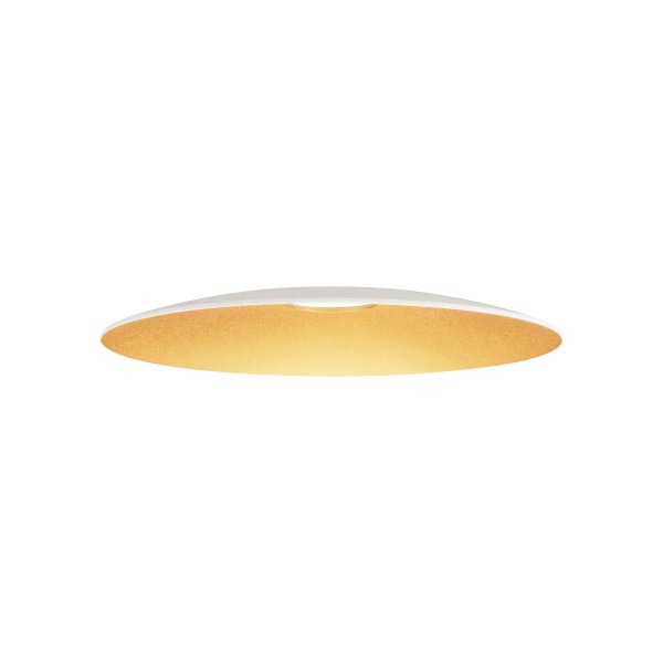 SLV 1007534 Lalu Elypse 15, Lampenschirm, weiß, gold, D:15cm, H:1.4cm