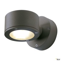 SLV 230355 Sitra, Wandleuchte, anthrazit, IP44, GX53, max.9W SLV 230355 Sitra, Wandleuchte, anthrazit, IP44, GX53, max.9W