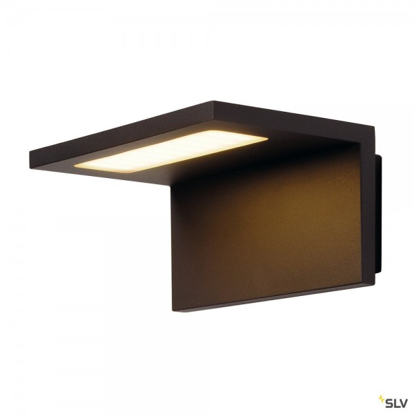 SLV 231355 Angolux Wall, Wandleuchte, anthrazit, IP44, LED, 7,5W, 3000K, 500lm