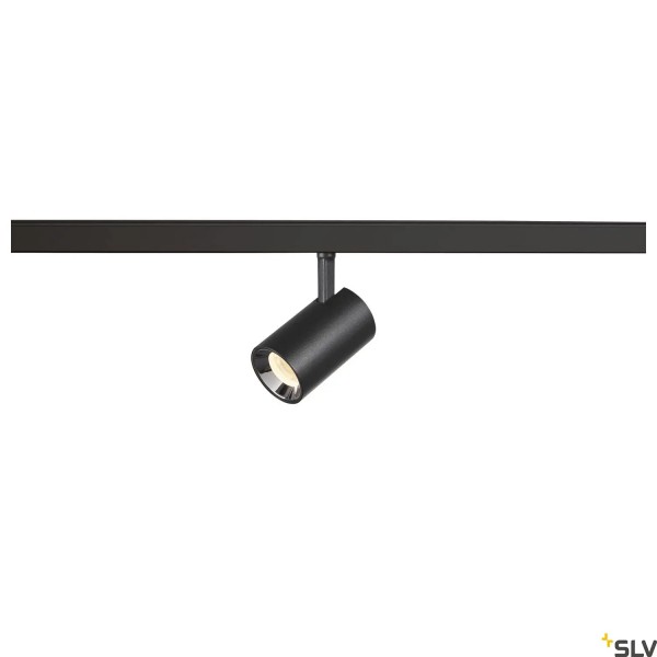 SLV 1006677 Numinos XS, 48V Track, Strahler, schwarz/chrom, Dali, LED, 8.7W, 3000K, 720lm, 55°