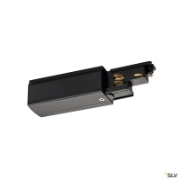 SLV 1002637 3 Phasen, S-Track Dali, Aufbauschiene, Endeinspeiser, Erde links, schwarz