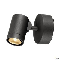 SLV 233245 Helia, Wandleuchte, anthrazit, IP55, dimmbar Triac C+L, LED, 8W, 3000K, 450lm SLV 233245 Helia, Wandleuchte, anthrazit, IP55, dimmbar Triac C+L, LED, 8W, 3000K, 450lm