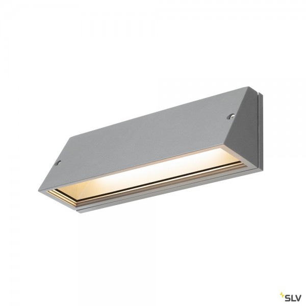 SLV 1003454 Pema, Wandleuchte, grau, IP65, LED, 16W, 3000K/4000K, 1400lm