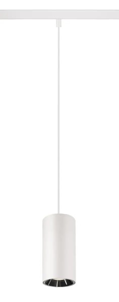 SLV 1006860 Numinos S, 48V LED-Pendelleuchte, DALI, 16W, 4000K, 1350lm, 20°, in weiß/chrom