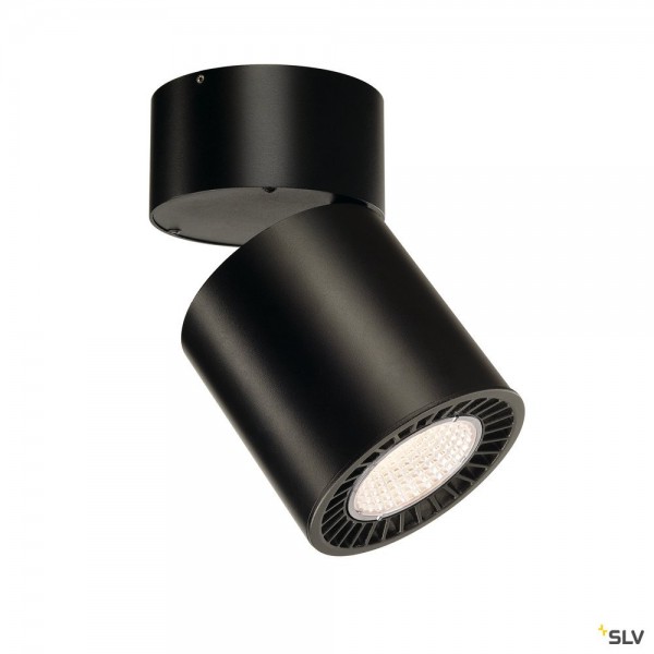 SLV 1003289 Supros Move, Strahler, schwarz, LED, 31W, 3000K, 2600lm