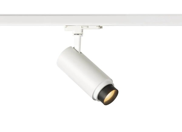 SLV 1006115 Numinos Zoom M, 3-Phasen LED-Strahler, DALI, 20W, 2700K, 1650lm, 15-60°, in weiß
