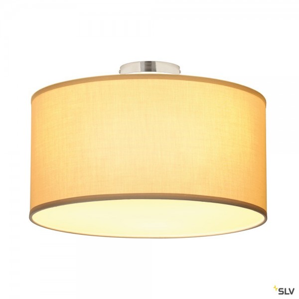 SLV 155373 Soprana CL-1, Deckenleuchte, beige, E27, max.3x60W
