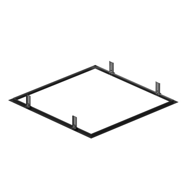 SLV 1011339 Einbaurahmen 62x62cm schwarz, für Panel P/ Pavanno