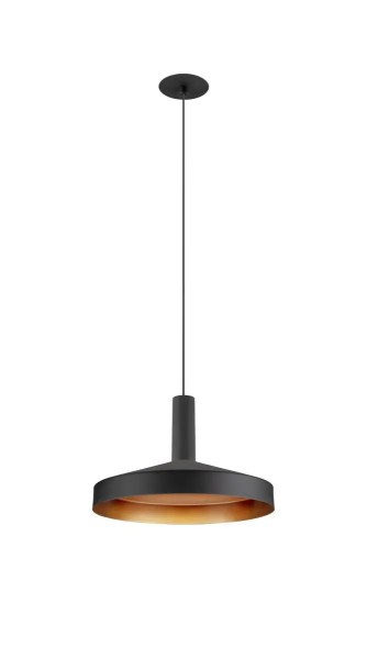 SLV 1010286 Lalu Set Terta 24, Einbau LED-Hängelampe Flach Rund, DIM, 9.5W, 27/3K, in schwarz/bronze