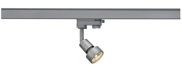 SLV 153564 Puri, 3-Phasen Strahler, GU10, in silbergrau