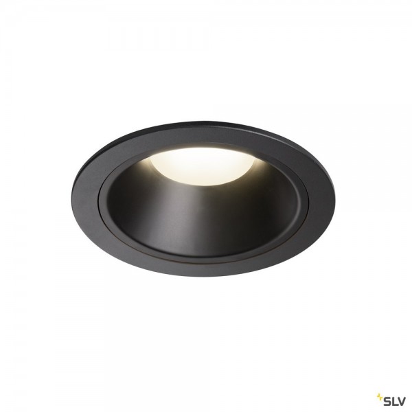 SLV 1004033 Numinos XL, Deckeneinbauleuchte, schwarz, LED, 37,4W, 4000K, 3300lm, 20°