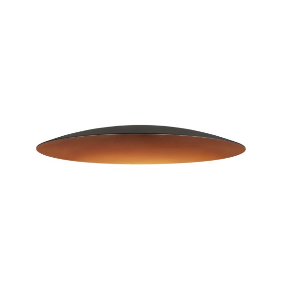 SLV 1007541 Lalu Elypse 33, Lampenschirm, schwarz, bronze, D:33cm, H:3.5cm